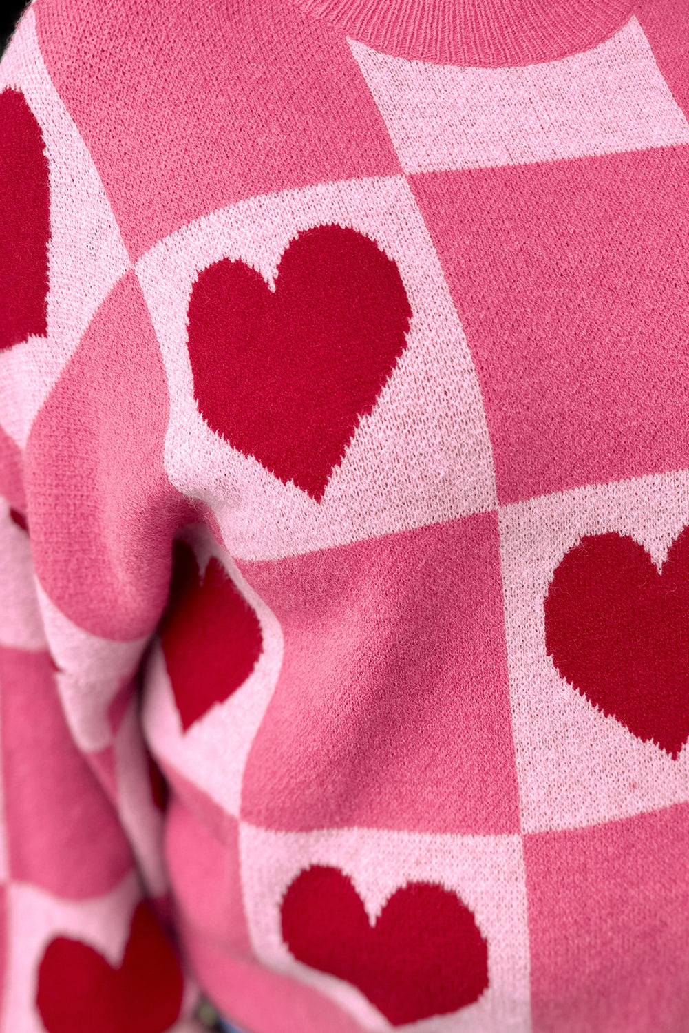 Pink Love Crew Neck Sweater