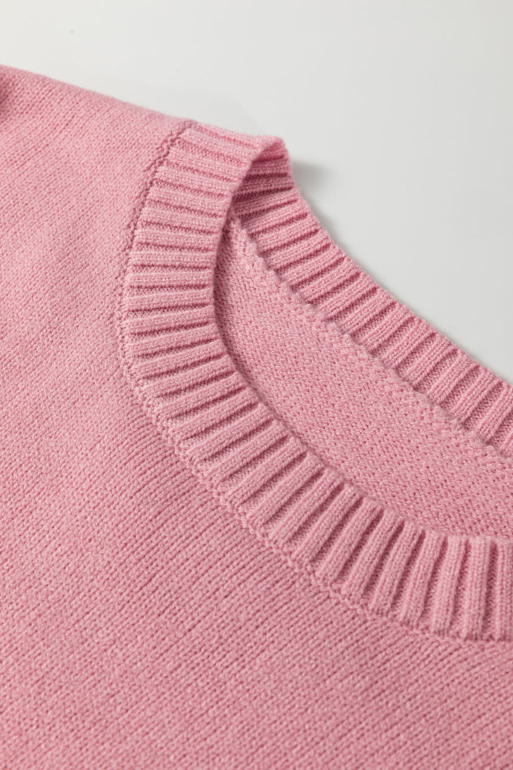Heart  Shoulder Crew Neck Sweater - AXIOM PREMIUN
