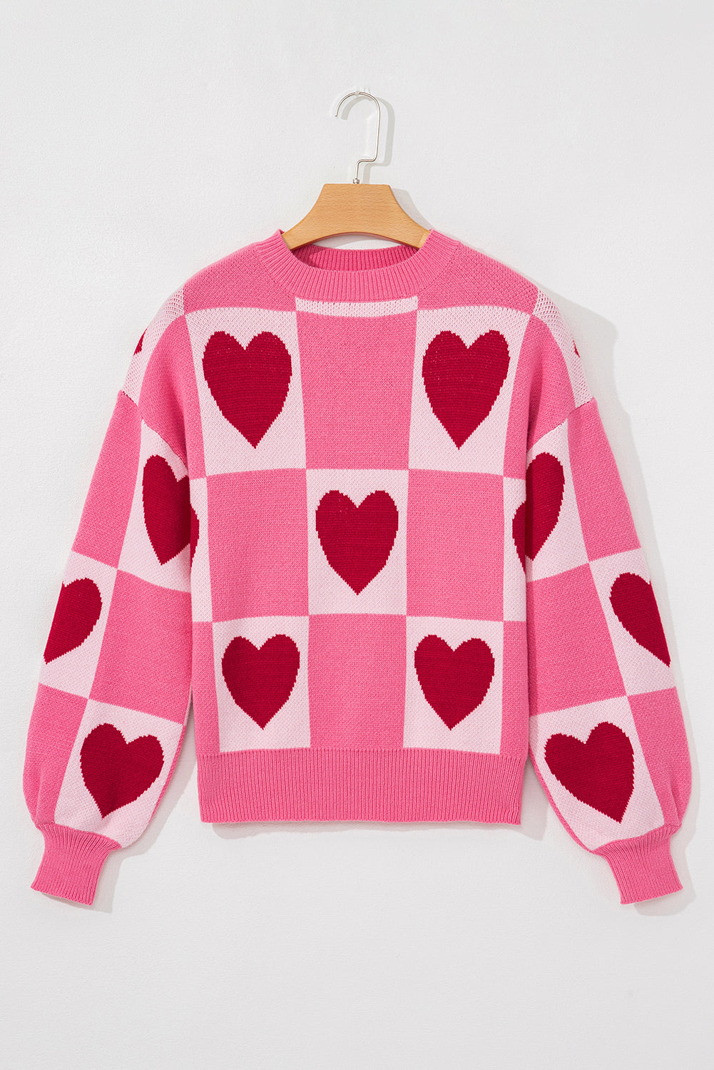 Pink Love Crew Neck Sweater